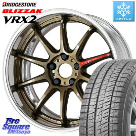 ブリヂストン ブリザック VRX2 スタッドレス ● 235/50R18 WORK EMOTION ZR10 L Disk 18インチ 2ピース 18 X 8.0J +40 5穴 114.3 アルファード