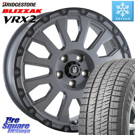 ブリヂストン ブリザック VRX2 スタッドレス ● 225/55R18 阿部商会 LA STRADA AVENTURA アヴェンチュラ 18インチ 18 X 7.0J(US) +40 5穴 110 ジープ レネゲード