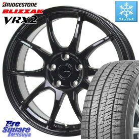 ブリヂストン ブリザック VRX2 スタッドレス ● 2023年製 185/60R16 HotStuff G-SPEED G-06 G06 ホイール 16インチ 16 X 6.0J +45 5穴 100 シエンタ ラクティス