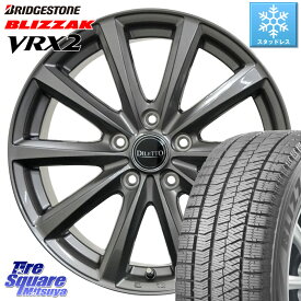 ブリヂストン ブリザック VRX2 スタッドレス ● 2023年製 185/60R16 コスミック DILETTO M10 ディレット ホイール 16インチ 16 X 6.0J +40 5穴 100 シエンタ ラクティス