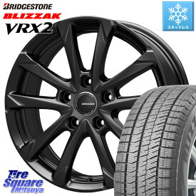 ブリヂストン ブリザック VRX2 スタッドレス ● 2023年製 185/60R16 KOSEI QGC601B QRASIZ GC36F クレイシズ ホイール 16インチ 16 X 6.0J +40 5穴 100 シエンタ ラクティス