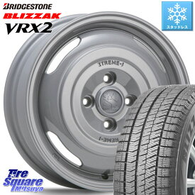 ブリヂストン ブリザック VRX2 スタッドレス ● 165/55R14 MLJ JOURNEY ジャーニー XTREME-J エクストリームJ 在庫● ホイール 14インチ 14 X 4.5J +43 4穴 100 ゼスト