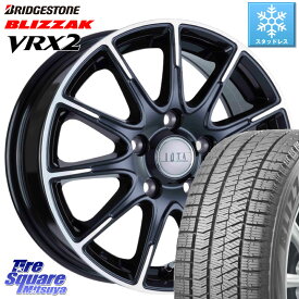 ブリヂストン ブリザック VRX2 スタッドレス ● 2023年製 205/55R16 阿部商会 TIRADO IOTA イオタ ホイール 16インチ 16 X 6.5J +48 5穴 100 プリウス 86 インプレッサ カローラスポーツ XV