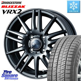 ブリヂストン ブリザック VRX2 スタッドレス ● 2023年製 195/65R15 WEDS ウェッズ ZAMIK ザミック TITO 15インチ 15 X 5.5J +50 4穴 100