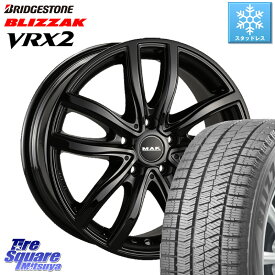 ブリヂストン ブリザック VRX2 スタッドレス ● 2023年製 205/55R16 阿部商会 MAK FAHR ホイール 16インチ 16 X 7.0J(BMW F40) +52 5穴 112 BMW 1シリーズ