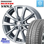 ヴェゼル UX C-HR ブリヂストン ブリザック VRX2 スタッドレス ● 225/50R18 WEDS JOKER GLIDE ホイール 4本 18インチ 18 X 7.5J +48 5穴 114.3