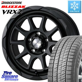 ブリヂストン ブリザック VRX2 スタッドレス ● 2023年製 185/60R16 WEDS マッドヴァンス 06 MUD VANCE 06 ホイール 16インチ 16 X 6.0J +40 5穴 100 シエンタ ラクティス