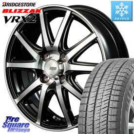 ブリヂストン ブリザック VRX2 スタッドレス ● 2023年製 165/70R14 MANARAY MID FINAL SPEED GR ガンマ ホイール 14 X 5.5J +38 4穴 100 アクア