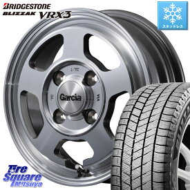 ブリヂストン ブリザック BLIZZAK VRX3 スタッドレス 175/70R14 MANARAY MID GARCIA ガルシア CHICAGO5 シカゴ5 ホイール 14インチ 14 X 5.5J +40 4穴 100 アクア シエンタ ヤリス