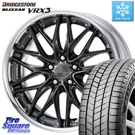 XV ブリヂストン ブリザック BLIZZAK VRX3 スタッドレス 245/40R19 WORK SCHWERT QUELL O Disk 19インチ 2ピース 19 X 8.0J +53 5穴 100