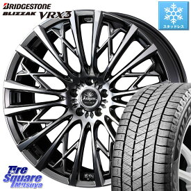 ブリヂストン ブリザック BLIZZAK VRX3 スタッドレス 235/40R19 WEDS 41304 Kranze Schritt 855EVO クレンツェ シュリット 855エボ ホイール 19インチ 19 X 8.0J(M14B) +38 5穴 114.3