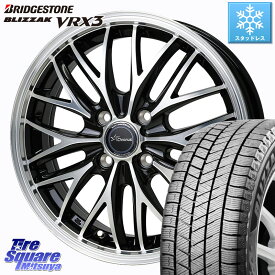 ブリヂストン ブリザック BLIZZAK VRX3 2023年製 スタッドレス 195/60R16 HotStuff Chronus CH-113 ホイール 16インチ 16 X 6.0J +45 4穴 100 オーラ