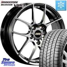 ブリヂストン ブリザック BLIZZAK VRX3 スタッドレス 215/55R17 BBS RF 鍛造1ピース DB ホイール 17インチ 17 X 7.5J +45 5穴 114.3 RX-8 カムリ