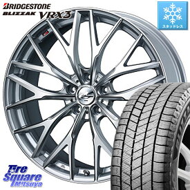 ブリヂストン ブリザック BLIZZAK VRX3 スタッドレス 235/55R18 WEDS 【欠品次回09月上旬】 37437 レオニス MX ウェッズ Leonis ホイール 18インチ 18 X 7.0J +53 5穴 114.3 アウトバック