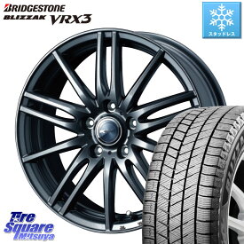 ブリヂストン ブリザック BLIZZAK VRX3 スタッドレス 205/65R15 WEDS ウェッズ ZAMIK ザミック TITO 15インチ 15 X 6.0J +53 5穴 114.3 ステップワゴン VOXY