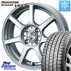 ブリヂストン ブリザック BLIZZAK VRX3 スタッドレス 155/70R13 WEDS 34180 ウェッズ トレファーZR ホイール 13インチ 13 X 4.5J +45 4穴 100