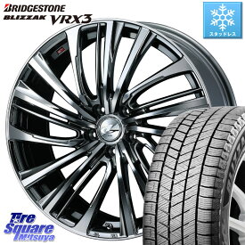 ブリヂストン ブリザック BLIZZAK VRX3 スタッドレス 235/40R19 WEDS ウェッズ weds レオニス LEONIS FS 19インチ 19 X 8.0J +43 5穴 114.3 カムリ