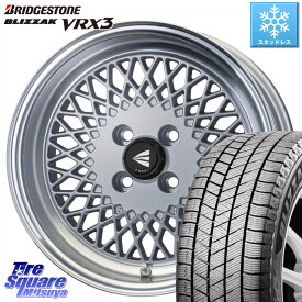 ブリヂストン ブリザック BLIZZAK VRX3 2022年製 スタッドレス 215/70R16 ENKEI エンケイ NEO CLASSIC ENKEI92 SILVER 16インチ 16 X 6.5J +38 4穴 100 ライズ ガソリン車