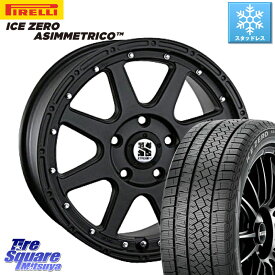 ピレリ ICE ZERO ASIMMETRICO スタッドレス 235/45R18 MLJ XTREME-J エクストリームJ ホイール 18インチ 18 X 8.0J +40 5穴 114.3