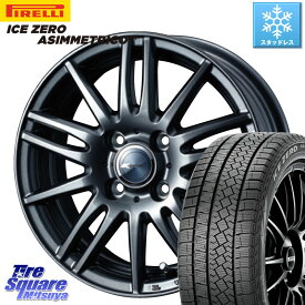 ピレリ ICE ZERO ASIMMETRICO スタッドレス 195/65R15 WEDS ウェッズ ZAMIK ザミック TITO 15インチ 15 X 5.5J +42 4穴 100