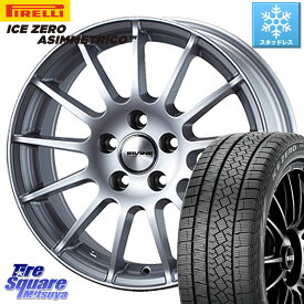 ピレリ ICE ZERO ASIMMETRICO スタッドレス 245/45R19 WEDS IR98538R/6 ウェッズ IRVINE F01 ホイール 19インチ 19 X 8.5J(MB W222) +38 5穴 112 メルセデスベンツSクラス