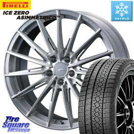 ピレリ ICE ZERO ASIMMETRICO スタッドレス 235/55R19 WEDS F ZERO FZ4 FZ-4 鍛造 FORGED 19インチ 19 X 8.0J(M14B) +45 5穴 114.3 ソルテラ