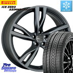 ピレリ ICE ZERO ASIMMETRICO スタッドレス 235/55R19 阿部商会 MAK STOCKHOLM ホイール 19インチ 19 X 8.0J(VOLVO XC60 UB420) +50 5穴 108 ボルボ XC60