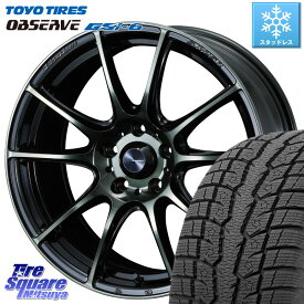 TOYO OBSERVE GSi-6 Gsi6 2023年製 スタッドレス 235/65R17 WEDS SA-25R WBC ウェッズ スポーツ ホイール 17インチ 17 X 7.5J +45 5穴 114.3 RAV4