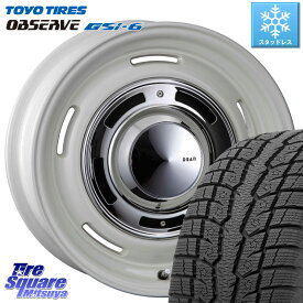 TOYO OBSERVE GSi-6 Gsi6 2023年製 スタッドレス 265/70R16 CRIMSON ディーン クロスカントリー ホワイト 16インチ 16 X 7.0J +25 6穴 139.7