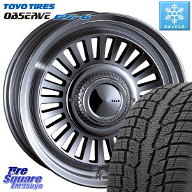 TOYO OBSERVE GSi-6 Gsi6 2023年製 スタッドレス 265/70R16 CRIMSON DEAN California カリフォルニア 16 X 7.0J +15 6穴 139.7