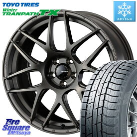 TOYO ウィンター トランパス TX 2023年製 スタッドレス 215/55R17 WEDS 74189 SA-27R ウェッズ スポーツ ホイール 17インチ 17 X 7.5J +45 5穴 114.3 RX-8 カムリ