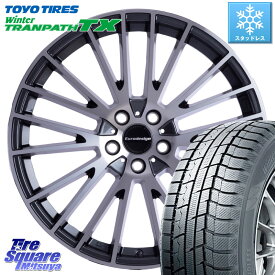 フィアット 500X TOYO ウィンター トランパス TX 2023年製 スタッドレス 215/60R16 阿部商会 Euro desing CALWER ホイール 16インチ 16 X 7.0J(FIAT 500X 334) +40 5穴 110