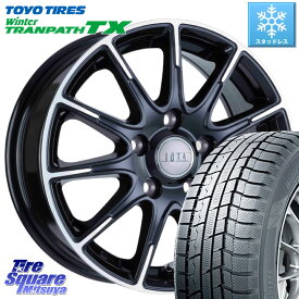 TOYO ウィンター トランパス TX 2023年製 スタッドレス 205/55R16 阿部商会 TIRADO IOTA イオタ ホイール 16インチ 16 X 6.5J +48 5穴 100 プリウス 86 インプレッサ カローラスポーツ XV