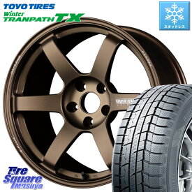 アウトバック TOYO ウィンター トランパス TX 2023年製 スタッドレス 225/55R18 RAYS 【欠品次回8月末】 VOLK RACING TE37 SAGA S-plus TE37 S-プラス ホイール 18インチ 18 X 7.5J +48 5穴 100