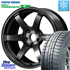 TOYO ウィンター トランパス TX 2023年製 スタッドレス 235/55R18 RAYS 【欠品次回8月末】 VOLK RACING TE37 SAGA S-plus TE37 S-プラス ホイール 18インチ 18 X 8.5J +35 5穴 114.3 デリカ D5 D:5 NX