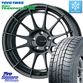 TOYO ウィンター トランパス TX 2023年製 スタッドレス 225/60R18 ENKEI エンケイ Racing Revolution NT03RR GM ホイール 18 X 8.0J +45 5穴 114.3 RAV4 エクストレイル NX CX-5