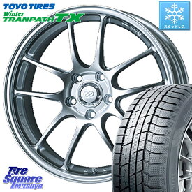 TOYO ウィンター トランパス TX 2023年製 スタッドレス 225/60R18 ENKEI エンケイ PerformanceLine PF01 ホイール 18 X 7.5J +45 5穴 114.3 RAV4 CX-5 アウトバック