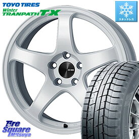 TOYO ウィンター トランパス TX 2023年製 スタッドレス 225/60R18 KYOHO ENKEI エンケイ PerformanceLine PF05 WH 18インチ 18 X 8.0J +45 5穴 114.3 RAV4 エクストレイル NX CX-5