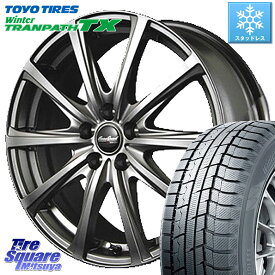 TOYO ウィンター トランパス TX 2023年製 スタッドレス 215/55R17 MANARAY 【欠品次回8月下-9月上旬予定】MID EuroSpeed ユーロスピード V25 平座仕様(トヨタ車専用) 17インチ 17 X 7.0J +37 5穴 114.3 カムリ