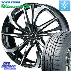 TOYO ウィンター トランパス TX 2023年製 スタッドレス 235/50R18 WEDS ウェッズ Leonis レオニス TE ホイール 18インチ 18 X 8.0J +42 5穴 114.3 アルファード