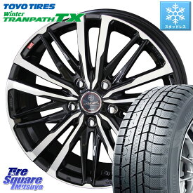 TOYO ウィンター トランパス TX 2023年製 スタッドレス 175/80R15 KYOHO SMACK CREST ホイール 4本 15インチ 15 X 5.5J +45 5穴 114.3