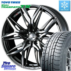 TOYO ウィンター トランパス TX 2023年製 スタッドレス 225/50R18 WEDS 40827 レオニス LEONIS LM BMCMC 18インチ 18 X 7.0J +55 5穴 114.3 ヴェゼル