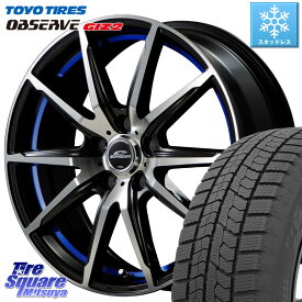 TOYO オブザーブ ギズ2 〇 OBSERVE GIZ2 2021年製 スタッドレス 195/60R17 MANARAY MID SCHNEIDER シュナイダー RX02 17インチ 17 X 7.0J +38 5穴 114.3 プリウス