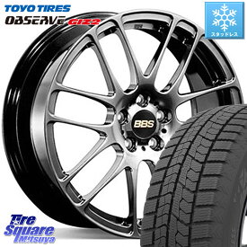 TOYO オブザーブ ギズ2 〇 OBSERVE GIZ2 2023年製 スタッドレス 195/65R16 BBS RE-L2 アルミ鍛造1ピース ホイール 16インチ 16 X 6.5J +43 5穴 100 ライズ ハイブリッド車