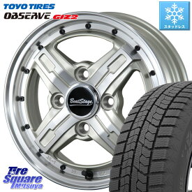 TOYO オブザーブ ギズ2 〇 OBSERVE GIZ2 2023年製 スタッドレス 145/80R13 BLEST Beat Stage FS-C ホイール 13インチ 13 X 4.0J +43 4穴 100