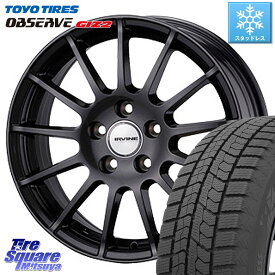 TOYO オブザーブ ギズ2 〇 OBSERVE GIZ2 2023年製 スタッドレス 215/60R16 WEDS IR67034OG ウェッズ IRVINE F01 ホイール 16インチ 16 X 7.0J(FIAT 500X 334) +34 5穴 110 フィアット 500X