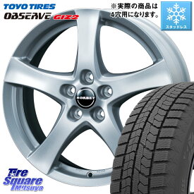 TOYO オブザーブ ギズ2 〇 OBSERVE GIZ2 2023年製 スタッドレス 205/55R16 TARGA type F F5718 ボルベット ホイール 16インチ 16 X 6.5J(C3 B6NH) +25 4穴 108 シトロエン C3