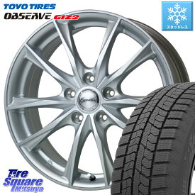 TOYO オブザーブ ギズ2 〇 OBSERVE GIZ2 2021年製 スタッドレス 185/60R16 HotStuff エクシーダー E06 ホイール 16インチ 16 X 6.0J +40 5穴 100 シエンタ ラクティス