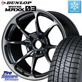 DUNLOP ウィンターマックス03 WM03 ダンロップ スタッドレス 235/50R18 RAYS 【欠品次回8月末】 レイズ NE24 ボルクレーシング 18インチ 18 X 8.5J +35 5穴 114.3 アルファード