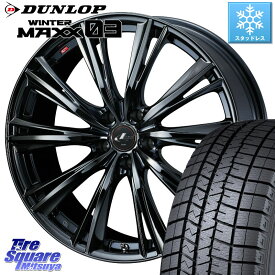 DUNLOP ウィンターマックス03 WM03 ダンロップ スタッドレス 245/40R18 WEDS 【欠品次回09月上旬】 レオニス WX BMC1 ウェッズ Leonis ホイール 18インチ 18 X 8.0J(VAB 4POT) +42 5穴 114.3 インプレッサ WRX STI